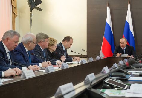 Путин в Хакасии, 21 апреля 2015 года